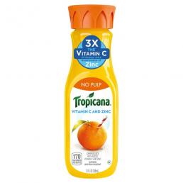 Tropicana Orange No Pulp 12oz NV