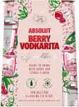 Absolut Cocktail Berry Vodkarita (4 pack cans)