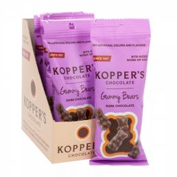Koppers - Dark Chocolate Gummy Bears 2oz