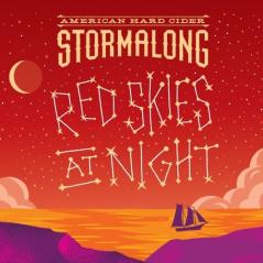 Stormalong Cider - Stormalong Red Skies at Night 16oz Cans (4 pack cans)