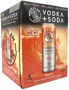 White Claw Peach Vodka Soda 12oz Can
